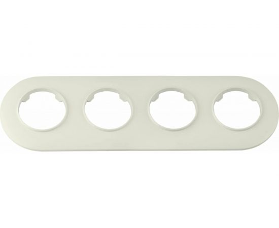 Рамка Bylectrica 4-х местная, серия ПРОВАНС круг, ЮЛИГ.735212.503 бежевый 