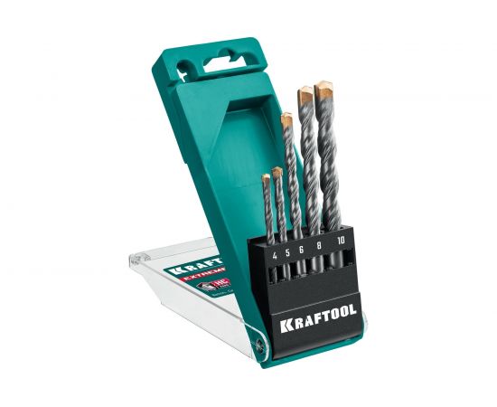 Набор сверл по бетону KRAFTOOL Extreme 5 шт, 4-5-6-8-10 мм 29166-H5 
