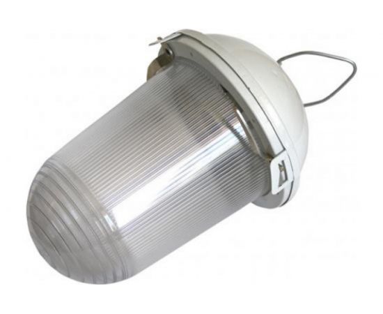 Светильник без решетки ЭРА Желудь сталь/стекло IP54 E27 max 100Вт 170х260 белый Б0052017 