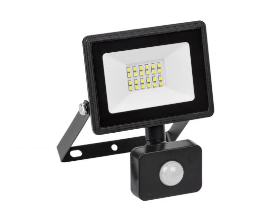 Светодиодный прожектор IEK СДО 06-30Д, черный, с датчиком движения, IP54, 6500K LPDO602-30-65-K02 