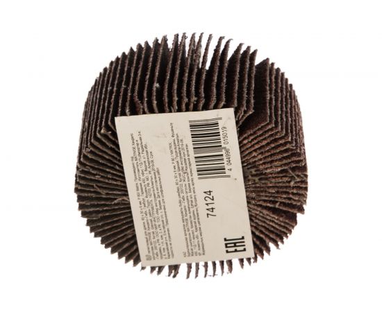 Круг лепестковый (60x30x6 мм; Р80) для дрели MATRIX 74124 