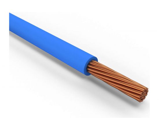 Провод TDM ПуГВ ПВ-3 1х6,0 ГОСТ, 200м, синий SQ0124-0738 