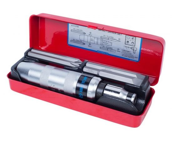 Ударная отвертка с принадлежностями 5/16", 6шт KING TONY 4111FR 