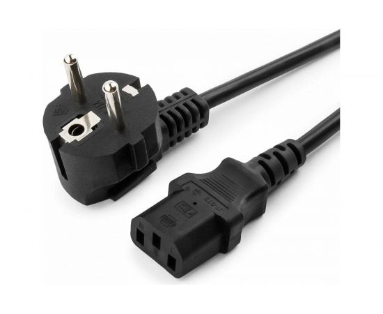 Кабель питания Cablexpert 3.0м, Schuko-C13, VDE, 10А, черный, PC-186-VDE-3M – изображение 2