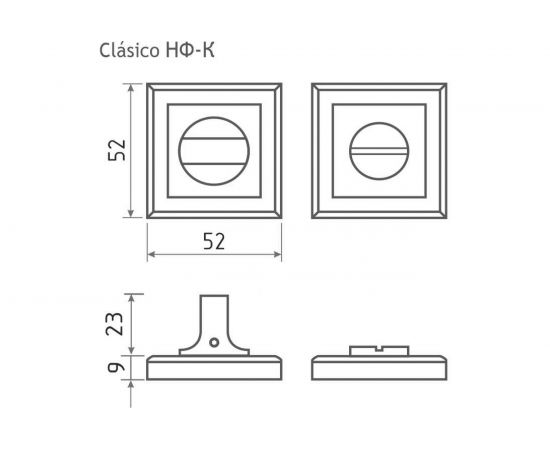 Накладка под фиксатор НОРА-М НФ-К черная 18337 – изображение 2