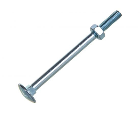 Болт с п.кр. гол. и кв.подголовком, с гайкой ЕВРОПАРТНЕР DIN603 Zn M6х80 8шт. 6 0526 1 – изображение 2