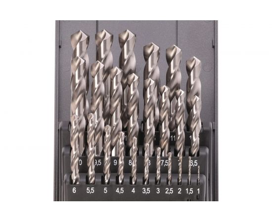 Набор сверл по металлу (25 шт; 1-13 мм; HSS-G; DIN 338 тип N) Ruko 214215RO – изображение 2