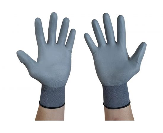 Перчатки для защиты от ОПЗ SCAFFA PU1850T-GR размер 11 00-00011914 – изображение 2