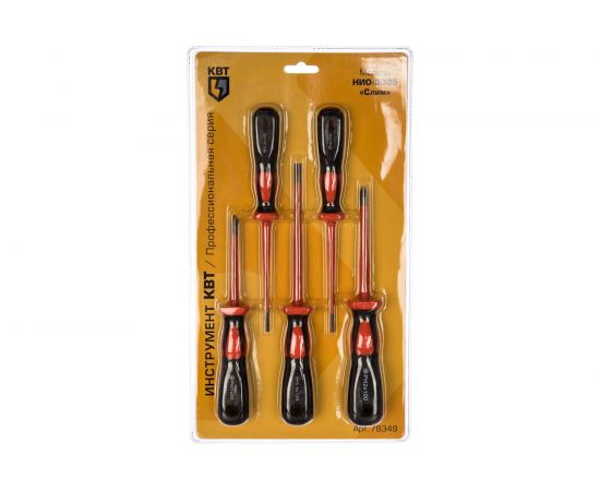 Набор диэлектрических отверток КВТ Слим НИО-3305 78349 – изображение 2