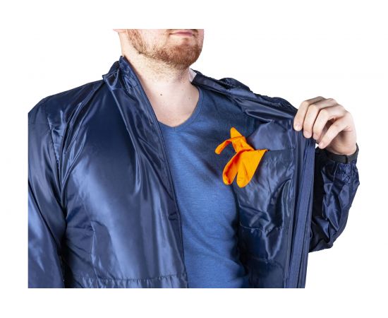 Малярный многоразовый комбинезон Jeta Safety синий, размер JPC75b-XXXL – изображение 3