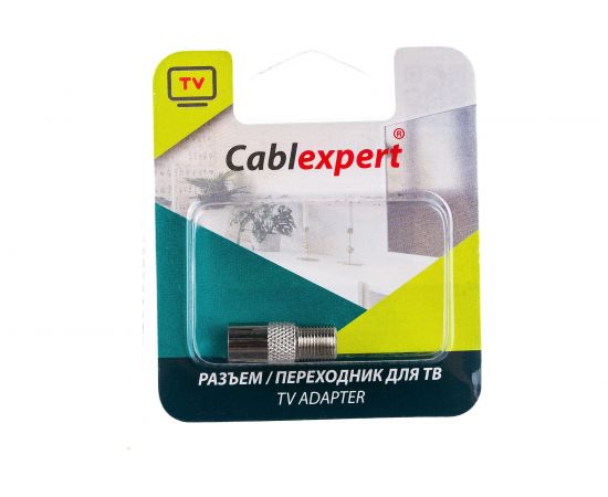 Переходник F / TV Cablexpert, блистер, APL-FTVF-01 – изображение 3