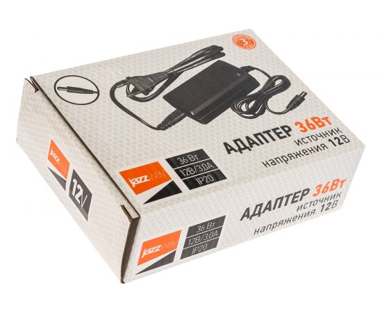 Блок питания Jazzway (адаптер) 36W 12V 3A 1005960 – изображение 3