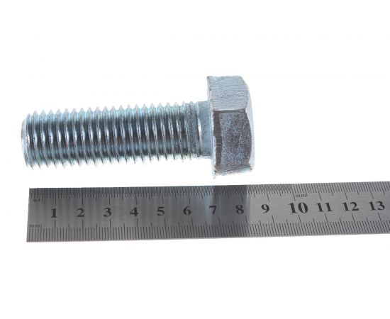 Болт с шестигранной головкой Метизный двор 24x70 DIN 933, 10 шт. 4690441036049 – изображение 3