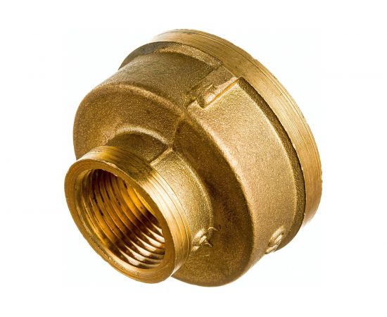 Переходная муфта LEXLINE 1 1/2-3/4 вн/вн., латунь 40-20 Украина 513040 – изображение 3