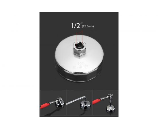 Набор съемников масляных фильтров GOODKING 25 предметов MS-10025 – изображение 3