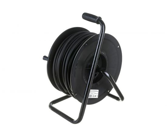 Электрический удлинитель на катушке SVET 50м/4 розетки без заземления (КГ 2x2,5), 16А УХ-16-4-50-К КГ 2x2,5 EV0451-5324 – изображение 3