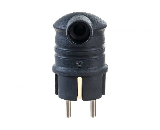 Угловая каучуковая вилка EKF, 230В 2P+PE 16A IP44 PRO RPS-017-16-230-44-r – изображение 3