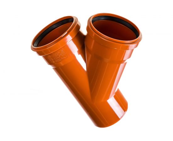 Тройник наружной канализации Ostendorf 45 градусов, 125х125 221300 – изображение 4