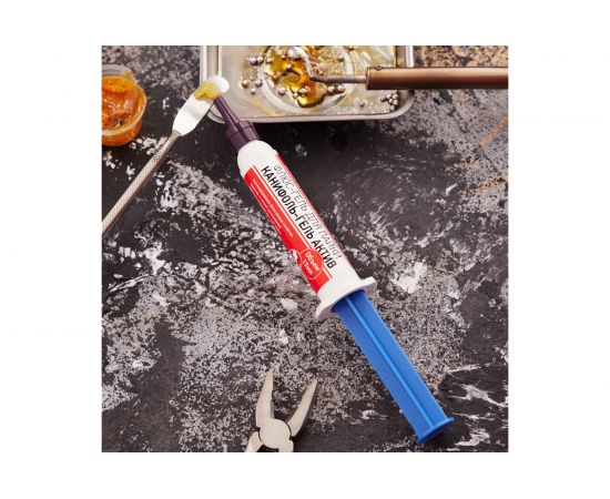 Флюс-гель для пайки Канифоль-гель актив, 12 мл, шприц REXANT 09-3686 – изображение 4