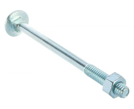 Болт с п.кр. гол. и кв.подголовком, с гайкой ЕВРОПАРТНЕР DIN603 Zn M6х80 8шт. 6 0526 1 – изображение 5