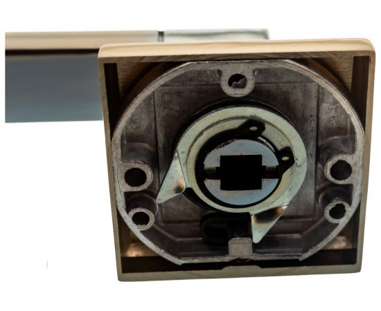 Дверная ручка RUCETTI RAP 16-S SN/CP, цвет-бел. никель/хром 9010467 – изображение 5