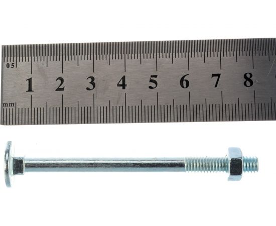 Болт с п.кр. гол. и кв.подголовком, с гайкой ЕВРОПАРТНЕР DIN603 Zn M6х80 8шт. 6 0526 1 – изображение 6