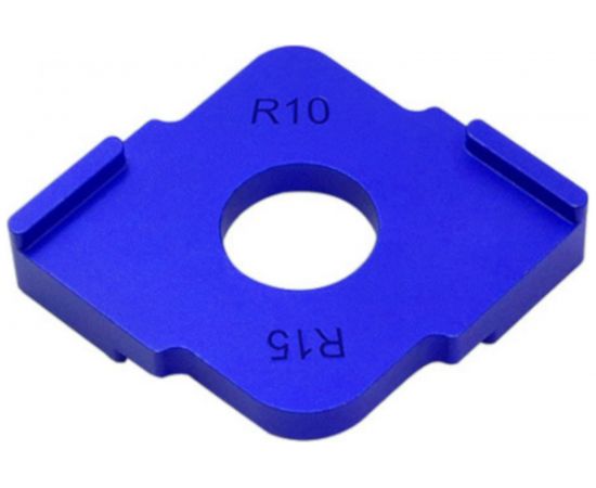 Шаблон РеСоурс радиусный, двухсторонний, R10/R15, RST.005.R10-R15 