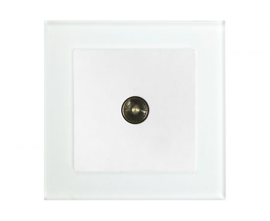 Телевизионная 1-местная розетка STEKKER серия Катрин, GLS00-7008-01, белый 39247 