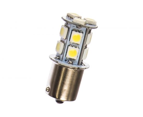 Автолампа диод S25 P21W 24V 13 SMD диодов BA15s 1-контурная белая SKYWAY S08202024 