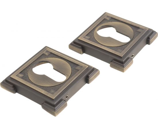 Декоративная накладка РЕНЦ на цилиндр, бронза античная матовая ET 19 MAB 