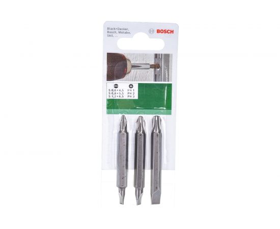 Биты двусторонние (SL х PH; 3 шт.) Bosch 2609255959 