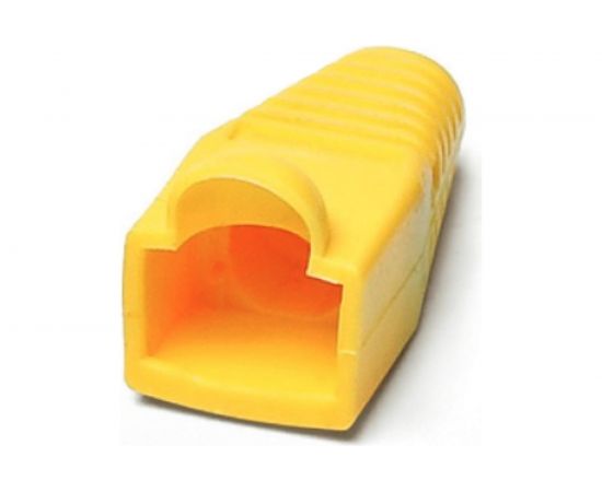 Изолирующий колпачок для разъемов RJ-45 Hyperline BOOT-YL-10, желтый, 10 штук 251959 