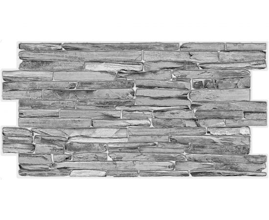 Панель стеновая декоративная GRACE Сланец Классический (10 шт, 980х500 мм, ПВХ) УТ000058931 