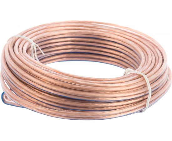 Акустический кабель REXANT BLUELINE 2х1,50 кв.мм, прозрачный 01-6206-3-10 