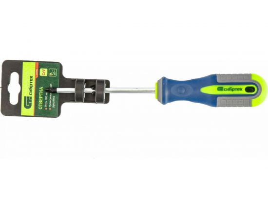 Отвертка Ph1х100мм, CrV, 3-х компонентная рукоятка СИБРТЕХ 11795 