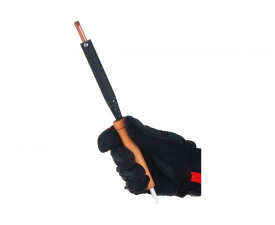 Электрический паяльник СИБРТЕХ ЭПСН-03-80/220 деревянная ручка Россия 91310 – изображение 11