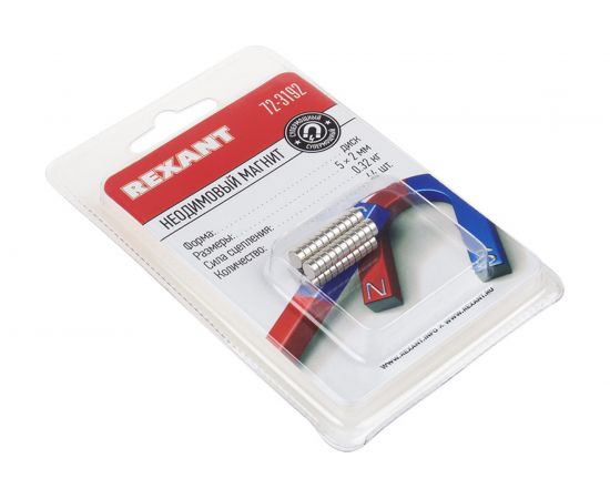 Неодимовый магнит диск REXANT 72-3192 – изображение 2