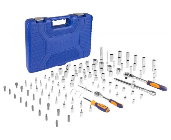 Набор инструмента 1/2 Dr и 1/4 Dr 108 предметов HELFER HF000012 – изображение 2