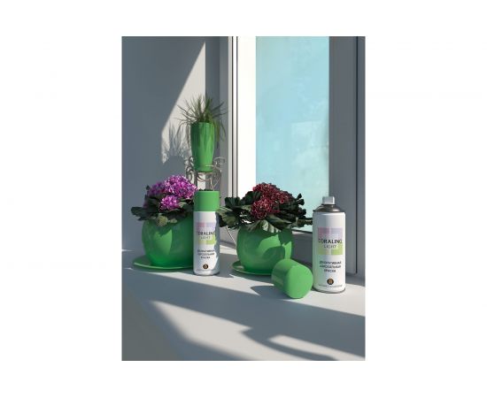 Декоративная аэрозольная краска CORALINO LIGHT Весенняя зелень CL1003 – изображение 2