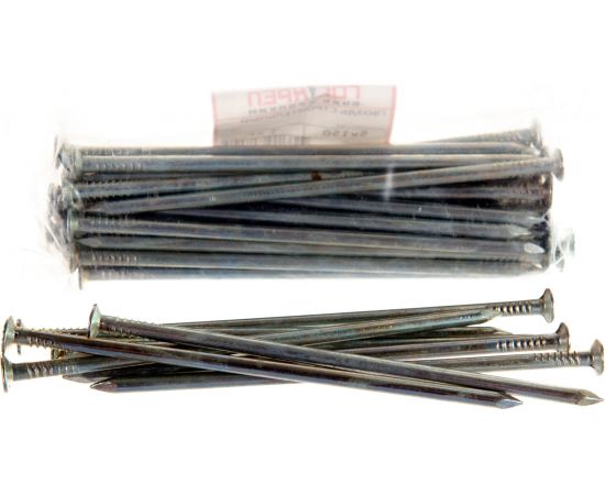 Строительный оцинкованный гвоздь ГОСКРЕП 5,0х150 1 кг, пакет 9-0014480 – изображение 2