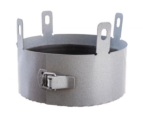 Противопожарная муфта ОГНЕЗА «ПМ/125», замок-стяжка тип ""лягушка"", цвет серый 105204 – изображение 2