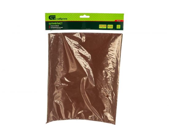 Лист шлифовальный на бумажной основе (10 шт; 230х280 мм; P 240) СИБРТЕХ 756147 – изображение 2