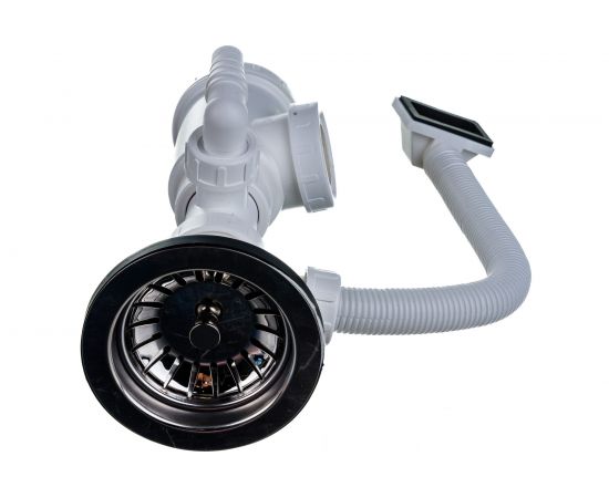 Сифон для мойки Alca Plast A447P - DN50/40 с нержавеющей решеткой 00029120 – изображение 3
