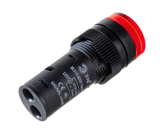 Лампа ЭРА AD16DS(LED)матрица, d16мм, красный, 24В, AC/DC 20/1000/28000 Б0045608 – изображение 3