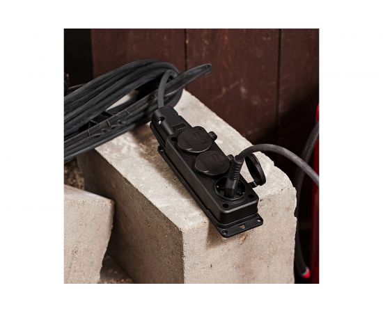 Удлинитель на рамке REXANT КГ 3х1.5, 10 м, 3 гнезда, морозостойкий, с/з, 16 А, 3500 Вт, IP44 11-7080 – изображение 3