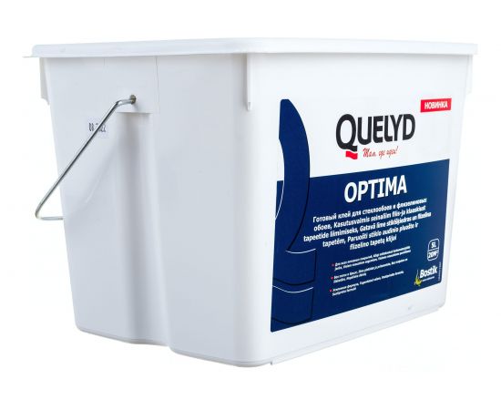 Готовый клей для стеклообоев QUELYD OPTIMA 5 л 7475 – изображение 3
