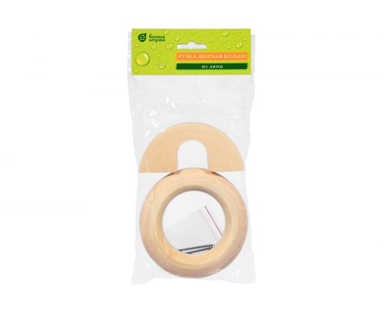 Дверная ручка Банные штучки Кольцо, липа, 115мм 30042 – изображение 3