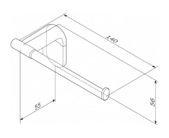 Держатель для туалетной бумаги AM.PM Joy A8434100 – изображение 3