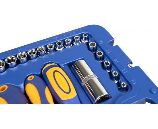 Набор инструмента 1/2 Dr и 1/4 Dr 108 предметов HELFER HF000012 – изображение 3