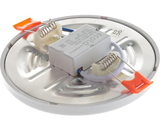Встраиваемый светильник Ecola LED downlight Круглый даунлайт 50-100mm 8W 220V 4200K 115x20 DARV80ELC – изображение 4